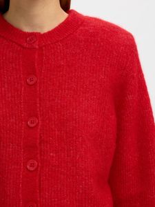 Hovedbilde Sia Ras Knit Cropped Cardigan Equestrian Red ...