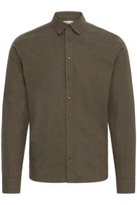 Hovedbilde Anton Langermet Skjorte Brushed Black Olive ...