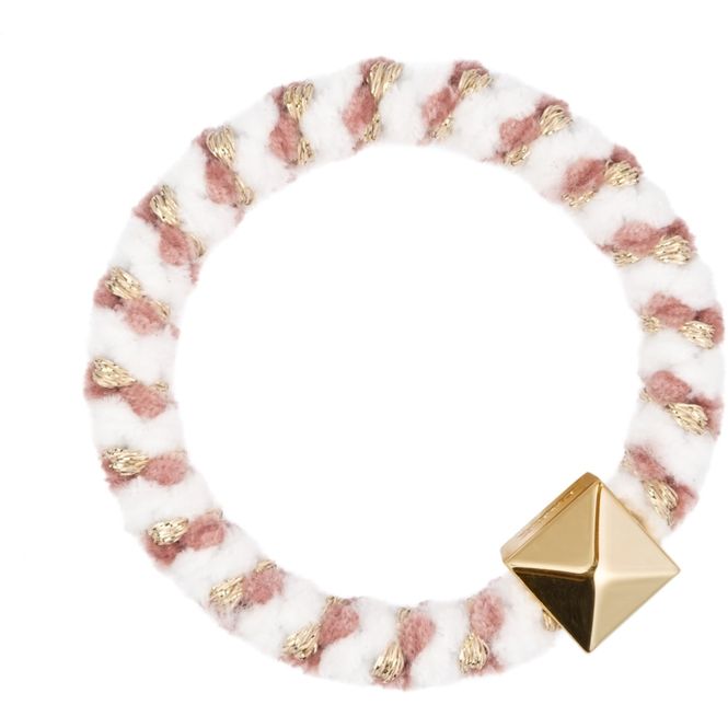 Hovedbilde Fluffy Fat Hair Tie w/Gold Rose Mix DARK 