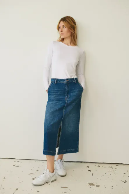 Hovedbilde Calia PW Skirt Medium Blue Denim Part Two 