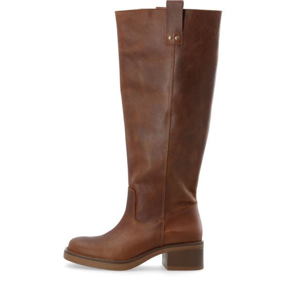 Biamary Skinnboots Knee High Cognac Bianco 