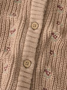 Hovedbilde Emlen Emb Ao Knit Cardigan Roebuck Lil Atelier 