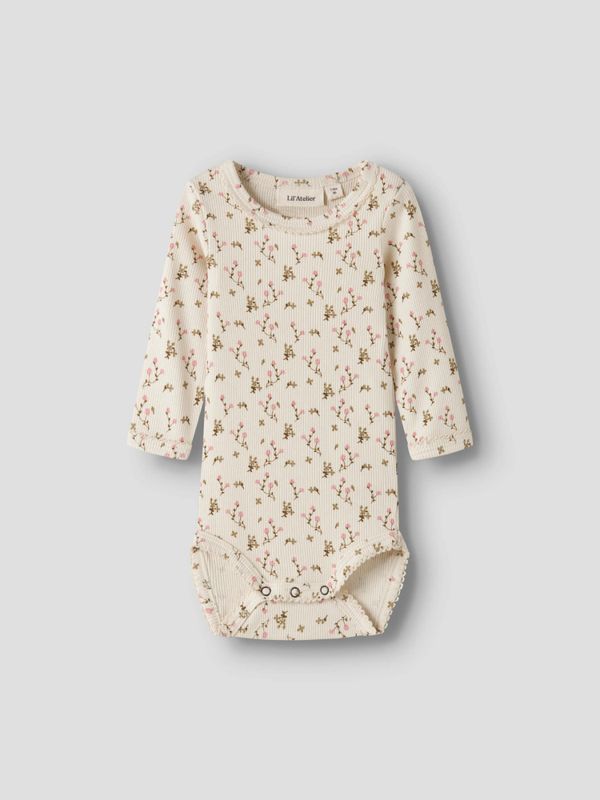 Lago Mau LS Slim Body Turtledove Rose Flower Lil Atelier