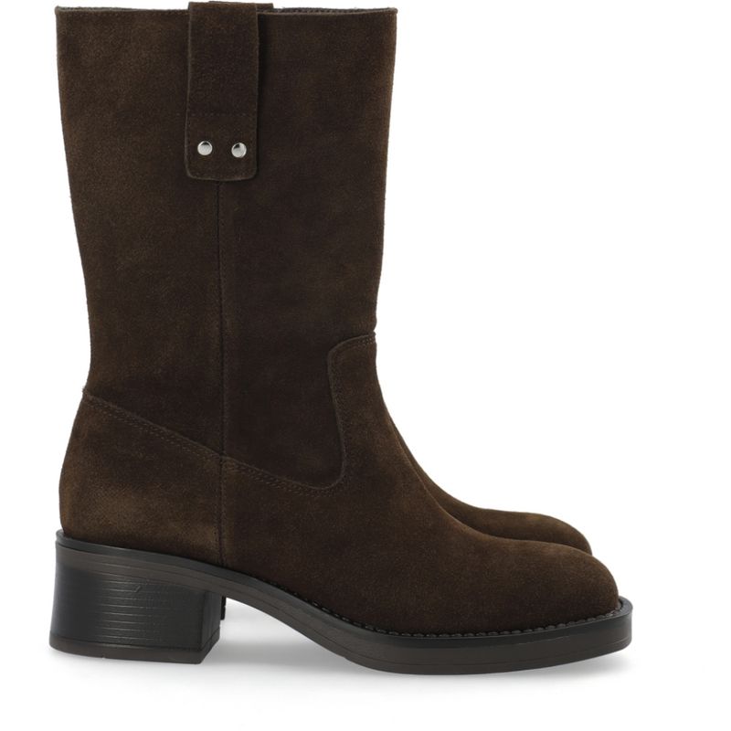 Biamary Semsket Skinnboots Mid Pull On Brown Bianco 
