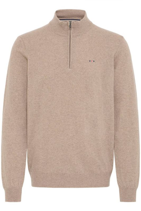 Hamilton Halfzip Knit Crockery Melange FQ1924