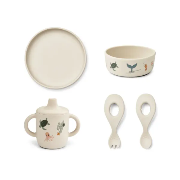 Ryle Printed Tableware Set Sea Creature / Sandy Liewood