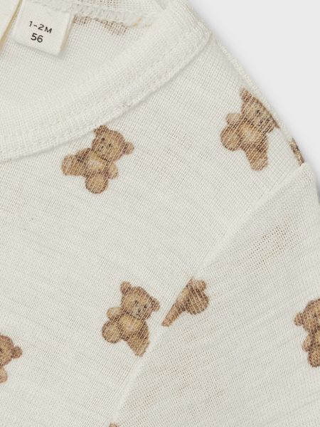Nalu Slim Suit Wool/Modal Turtledove Lil Atelier