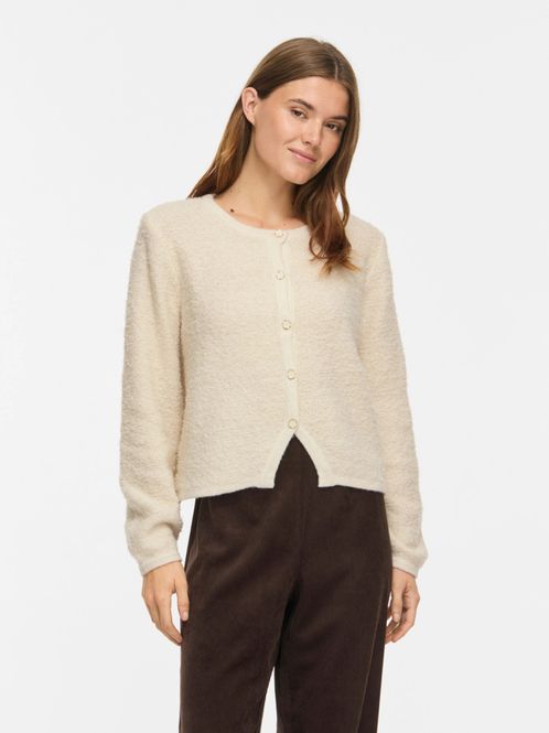 Hovedbilde Vipigga O-Neck LS Knit Jacket Birch VILA 