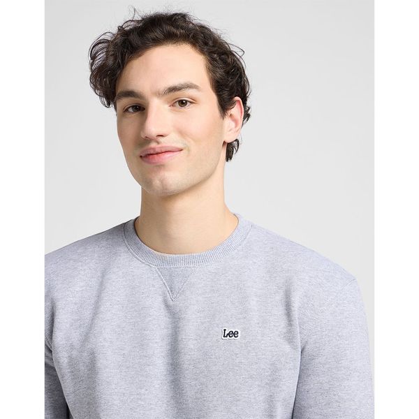 Genser Plain Grey Melange LEE