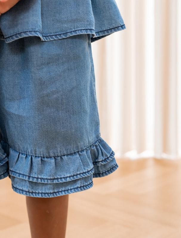 Hi Shorts Light Blue Denim Fliink