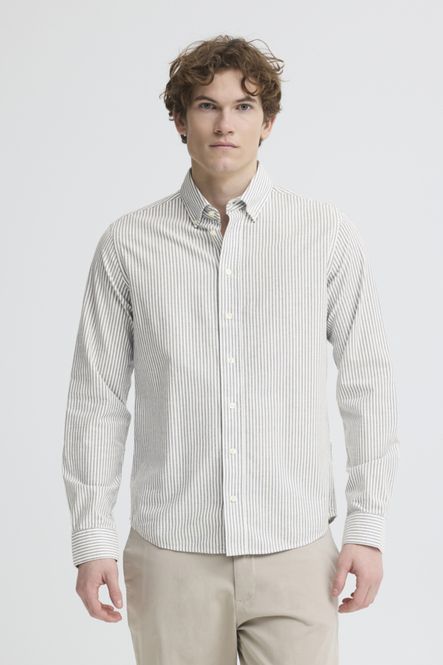 Hovedbilde Lille Oxford Stripe Shirt Midnight Blue Casual ...