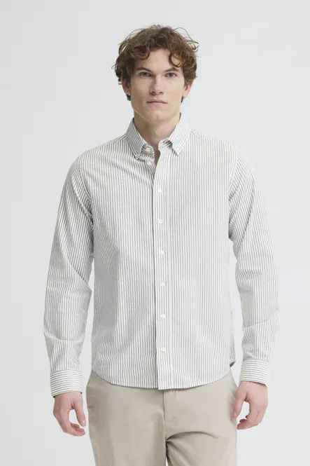 Hovedbilde Lille Oxford Stripe Shirt Midnight Blue Casual ...