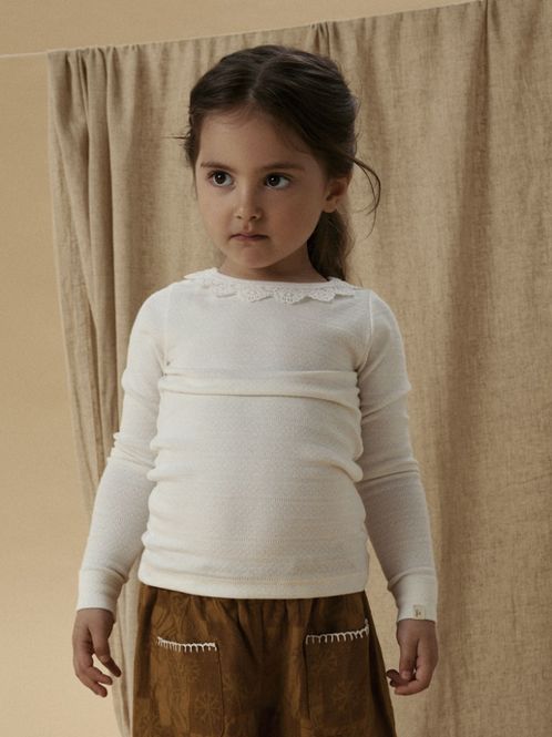 Hovedbilde Tapia Slim Top Coconut Milk Lil Atelier