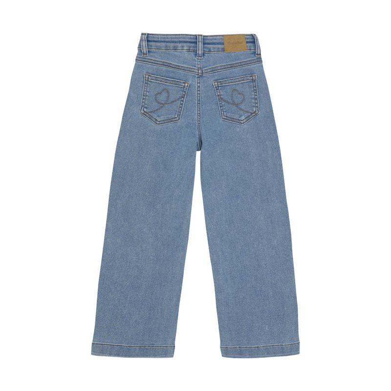 Jeans Wide Loose Fit Light Dusty Blue Minymo