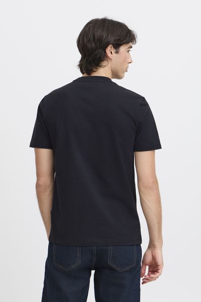 T-Skjorte Silas Whale Embroidery Dark Navy Casual Friday 