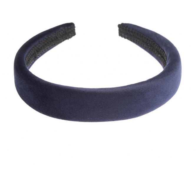 Hovedbilde Velvet Hair Band Broad Navy Blue DARK