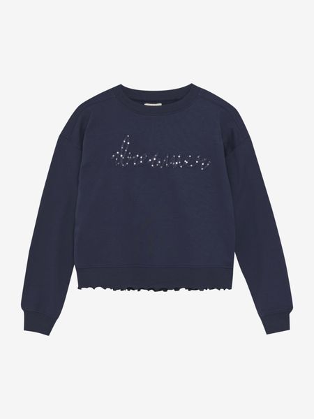 Sweatshirt Black Iris Creamie 