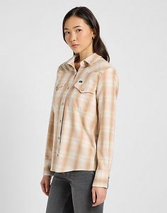Hovedbilde  Flanellskjorte Regular Western Shirt Khaki LEE 