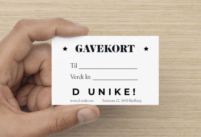 Hovedbilde Gavekort
