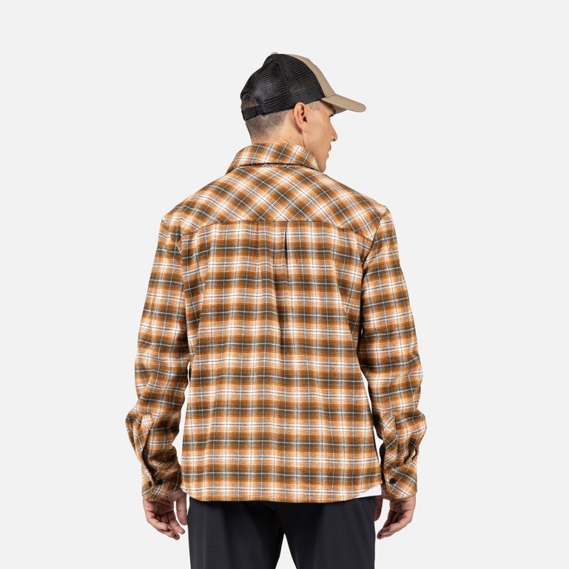 Men`s Ranch Plaid Shirt Fog Rossignol