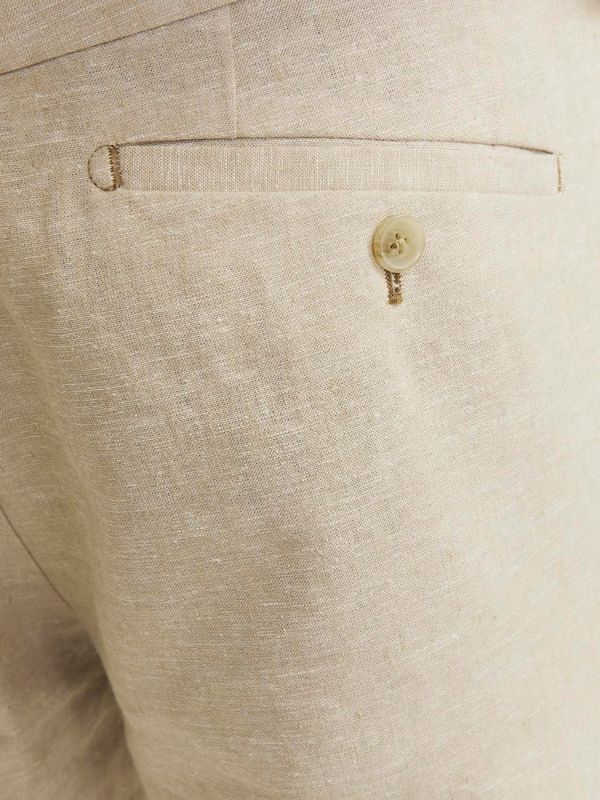 Rivera Linen Trouser Slim Fit Travertine Jack & Jones