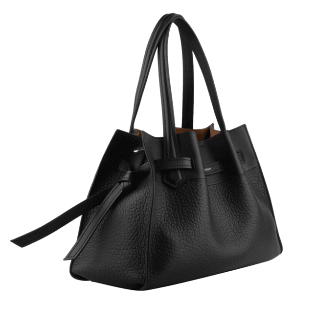Hovedbilde Blossom Black Medium Hand Bag Cowhide Leather ...