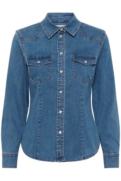 Olaskjorte Sanilla Medium Blue Denim Part Two