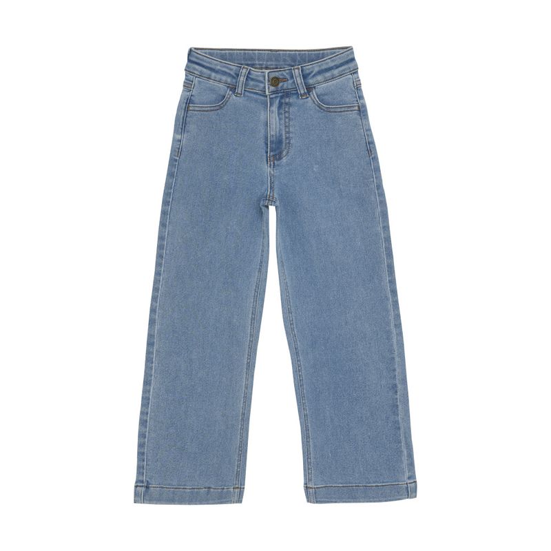 Jeans Wide Loose Fit Light Dusty Blue Minymo