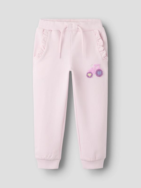 Hiana Sweat Pants Tractor Cradle Pink Name It