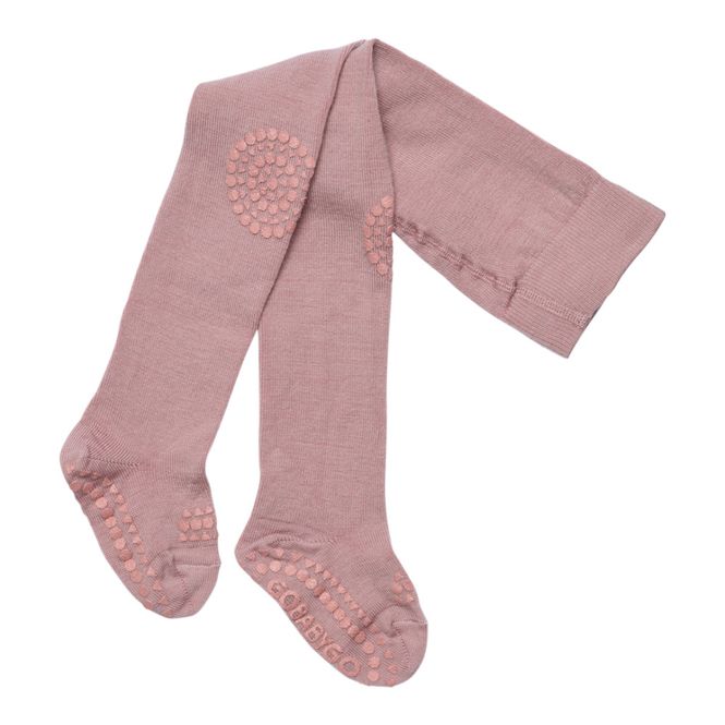 Hovedbilde Kravle Strømpebukse Antiskli Merinoull Rose Blush ...