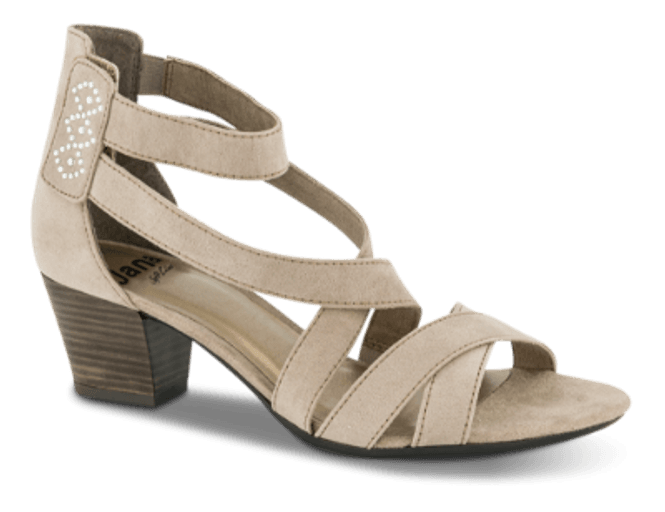 Hovedbilde Damesandal Med Hel Grey Softline Jana 