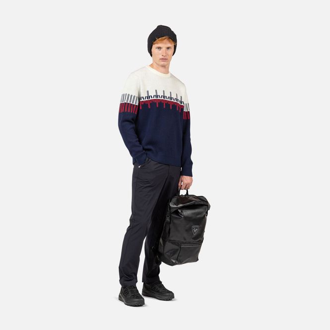 Hovedbilde Men´s Patterned Crewneck Sweater Dark Navy ...