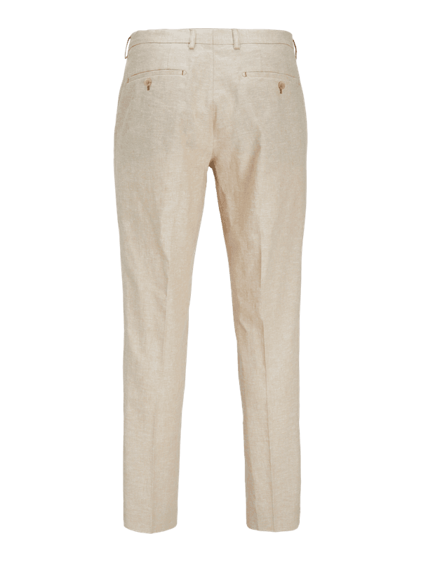 Rivera Linen Trouser Slim Fit Travertine Jack & Jones