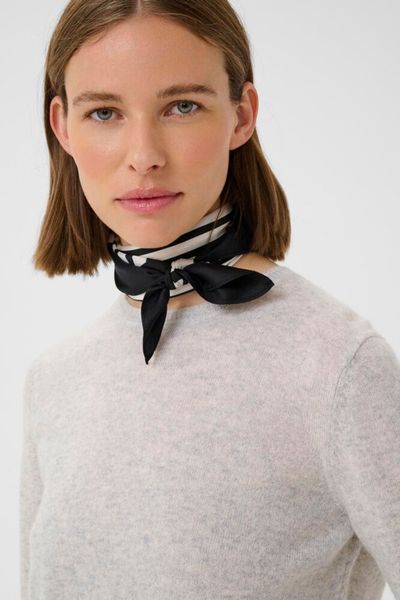 Silkeskjerf Rafiq Black/Whisper In Wear