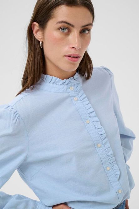 Hovedbilde GlessiaPW Shirt Heather Chambrey Blue Part Two
