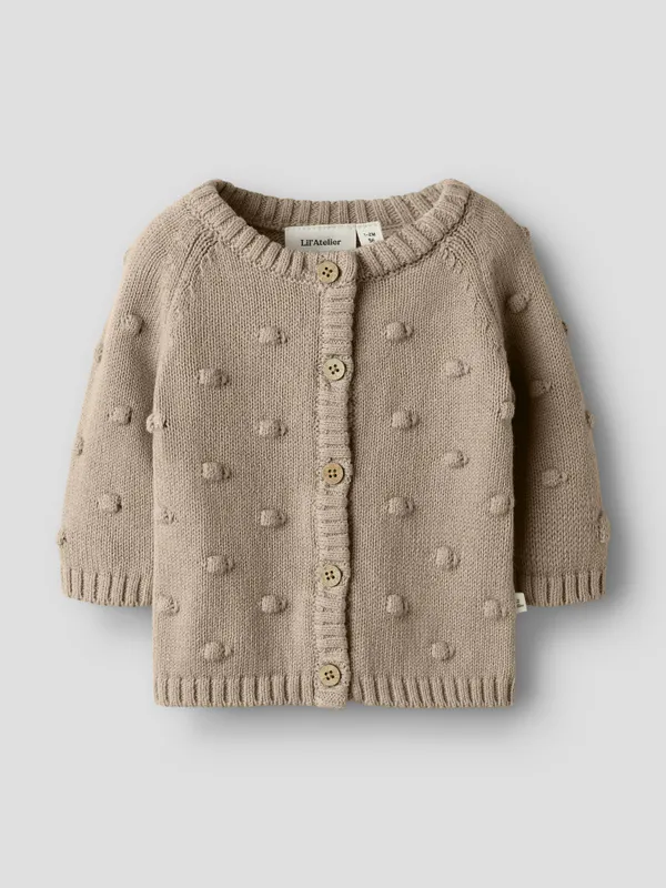 Gable Knit Cardigan Unisex Oxford Tan Lil Atelier 