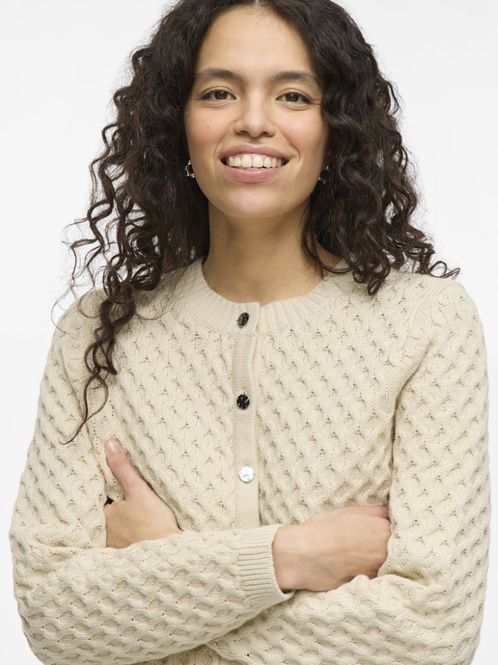 Hovedbilde Vikali Langermet O-Neck Cardigan Birch VILA