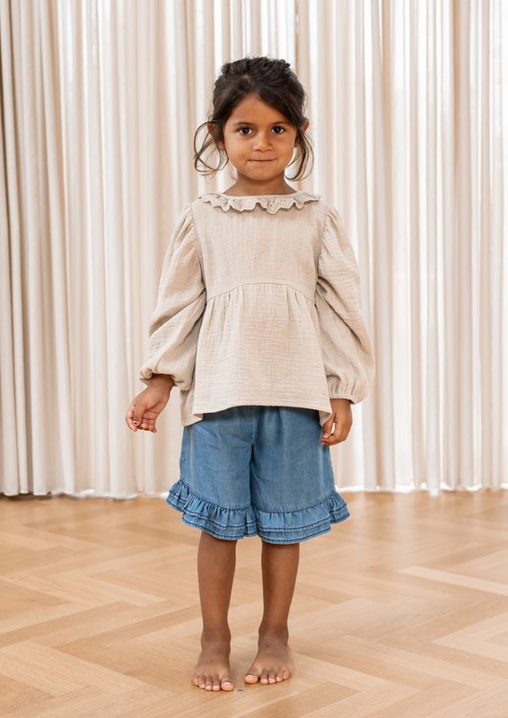 Hi Shorts Light Blue Denim Fliink