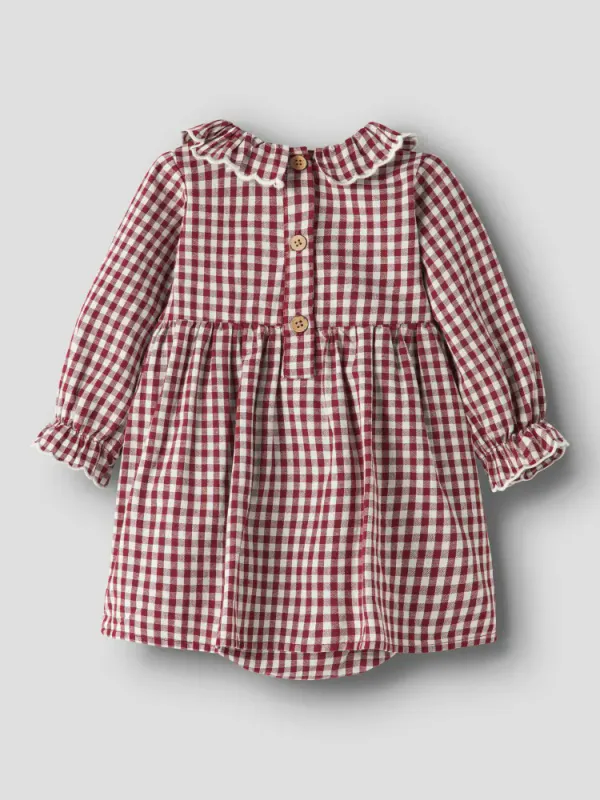Roanne LS Body Dress Biking Red Lil Atelier