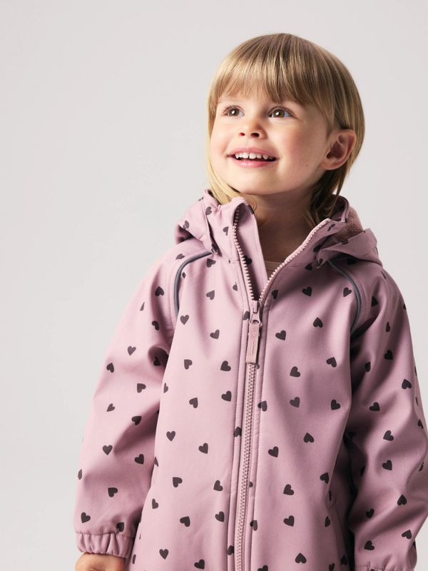 Softshelldress Alfa Woodrose Hearts Name It 