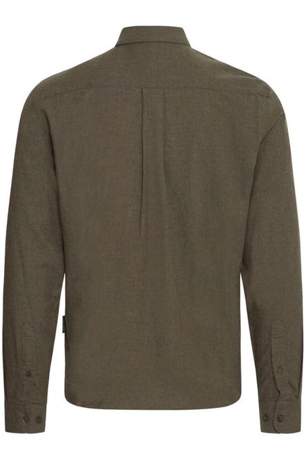 Hovedbilde Anton Langermet Skjorte Brushed Black Olive ...