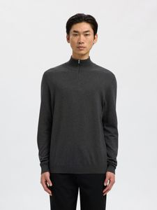 Hovedbilde Berg LS Half Zip Antracit Melange Selected Homme