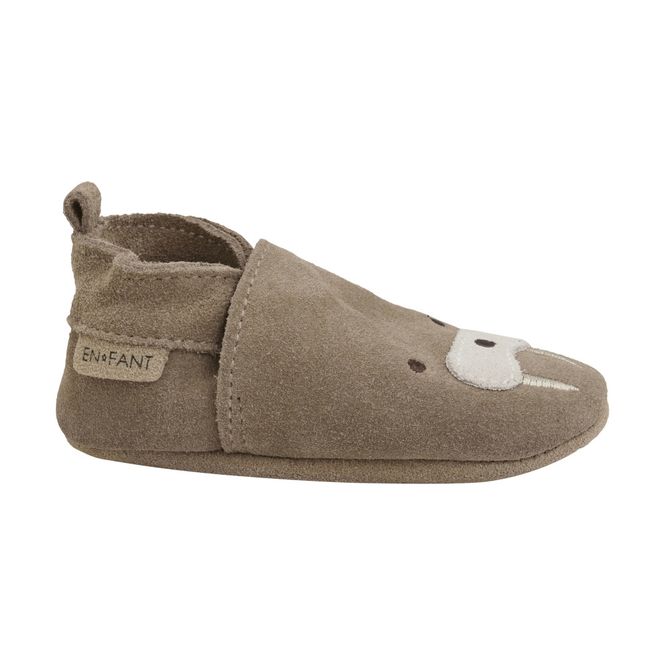 Hovedbilde Slippers Suede Animal Pine Bark En Fant