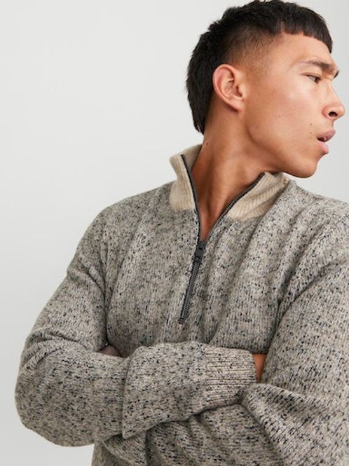 Hovedbilde Jcospace Knit Half Zip Peyote/W. Black Jack & ...