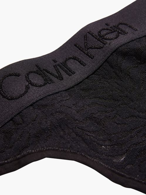 Hovedbilde Lace Thong Black Calvin Klein 