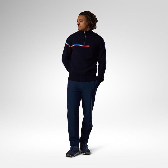 Hovedbilde Merinoull Genser Half Zip Navy Blue Rossignol
