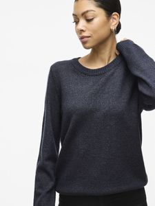 Hovedbilde Viril O-Neck Knit Top Total Eclipse VILA