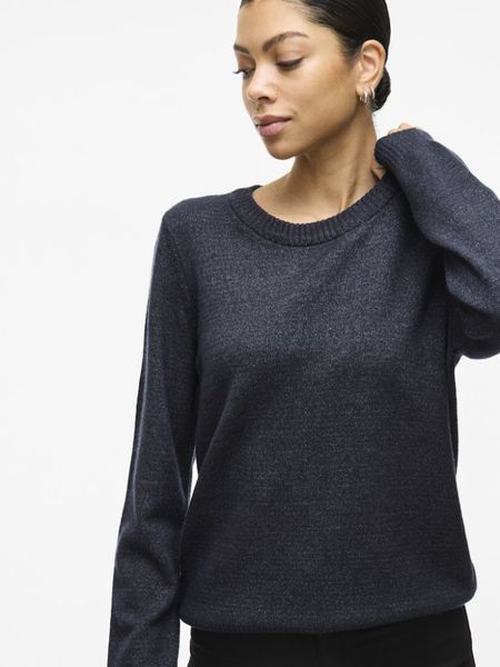 Viril O-Neck Knit Top Total Eclipse VILA